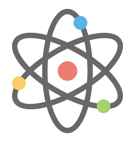 Neutron Atom Vector Icon — Stock Vector