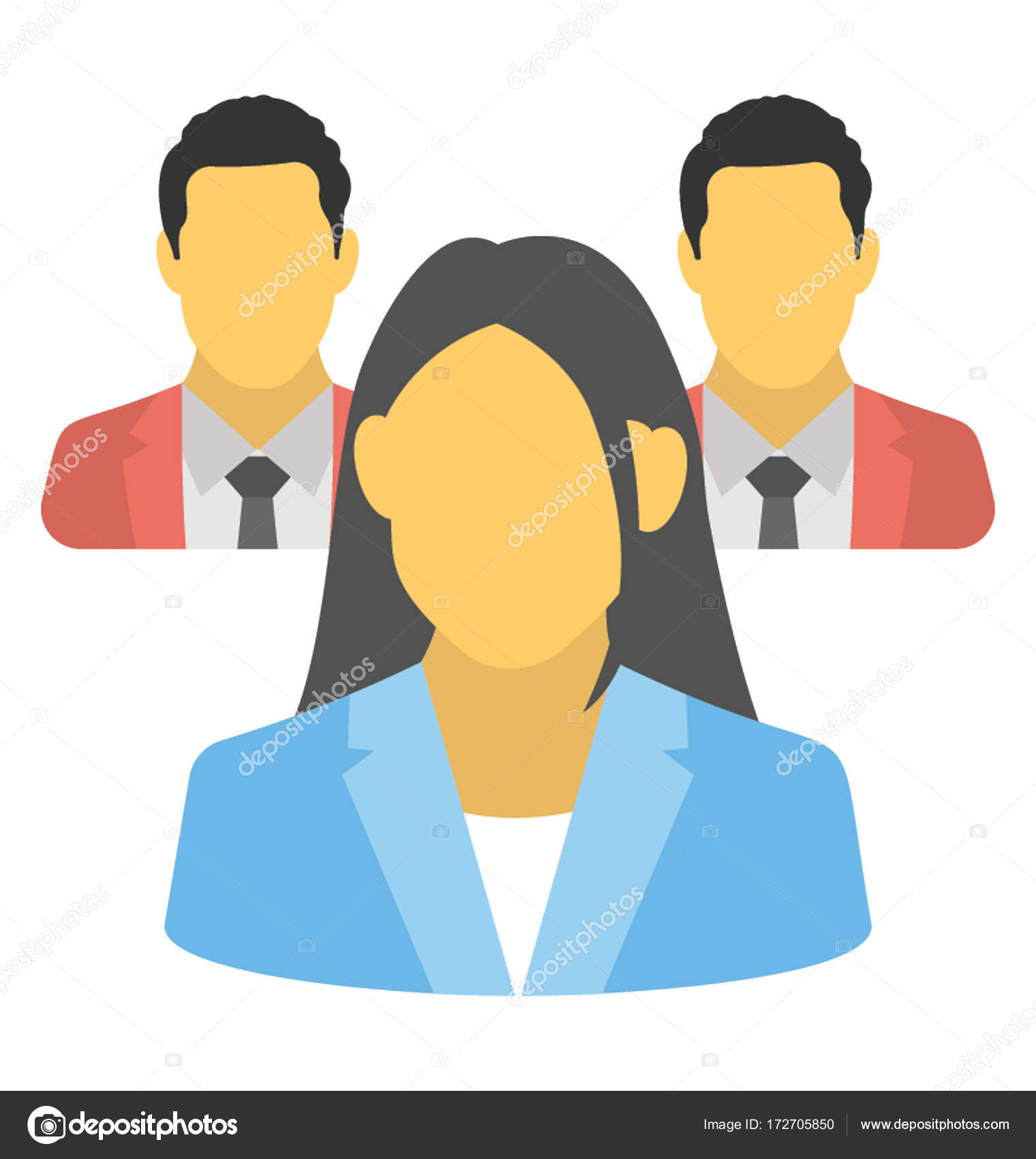 Business Team Vector Icon Stock Vector C Creativestall 172705850
