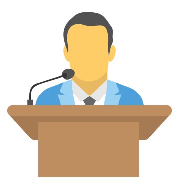  Kamu hoparlör vektör simgesi 