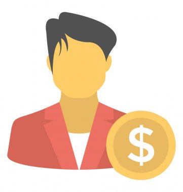  işadamı vektör simgesi