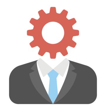  Başarılı bir iş adamı vektör simgesi