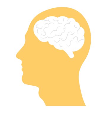  İnsan beyin vektör simgesi