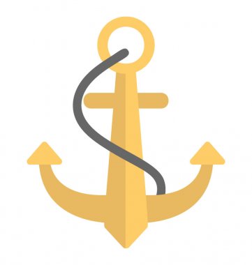  çapa vektör simgesi