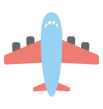  uçak vektör simgesi