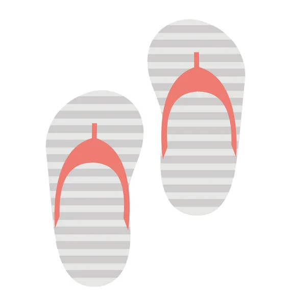 Chanclas vector icono — Archivo Imágenes Vectoriales