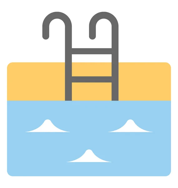 Piscina vector icono — Vector de stock