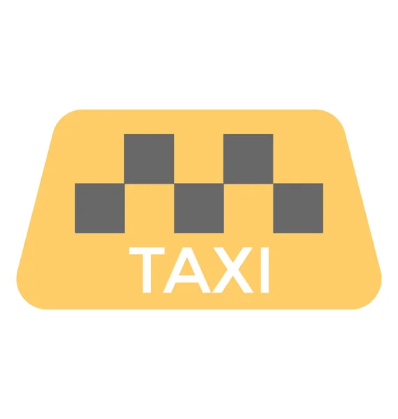 Taxi Taxi huren Vector Icon — Stockvector