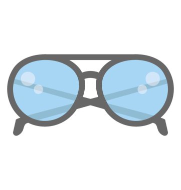  Gözlük vektör simgesi