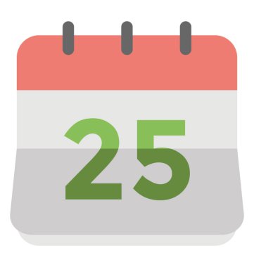  Takvim vektörü simgesi