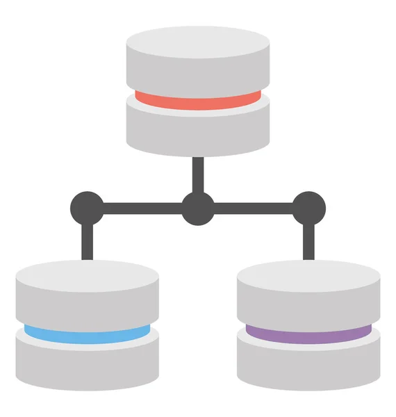 SQL Server vektör simgesi — Stok Vektör