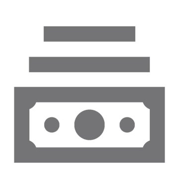  banknot vektör simgesi