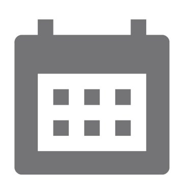  Takvim vektörü simgesi