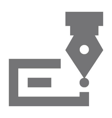  mürekkep kalem vektör simgesi