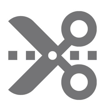  Makas vektör simgesi