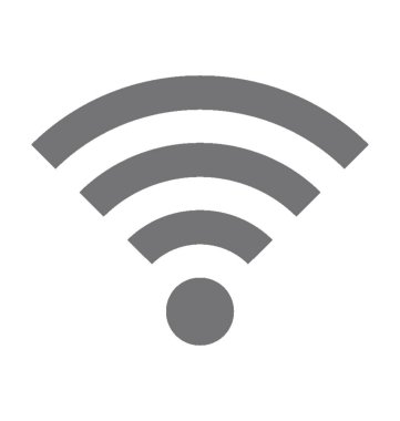  WiFi sinyal vektör simgesi