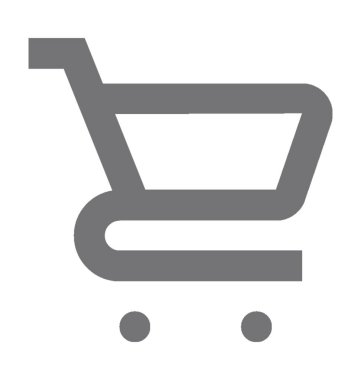  Alışveriş arabası vektör simgesi