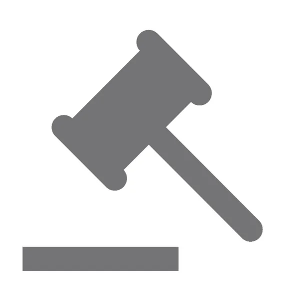 Icono del vector de Gavel — Archivo Imágenes Vectoriales