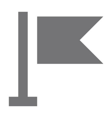  Bayrak Vektörü Simgesi