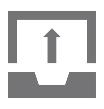  yukarı ok vektör simgesi