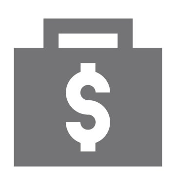  İş çantası vektör simgesi