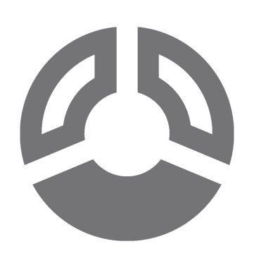  Donut grafik vektör simgesi