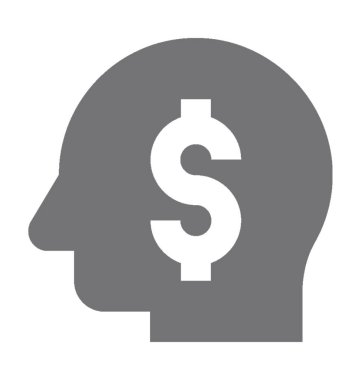  İş zihin vektör simgesi