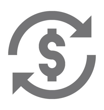  Para birimi değişim vektör simgesi