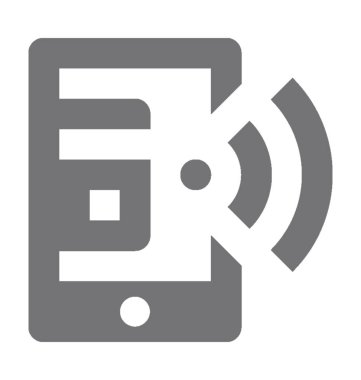  Mobil ses vektör simgesi