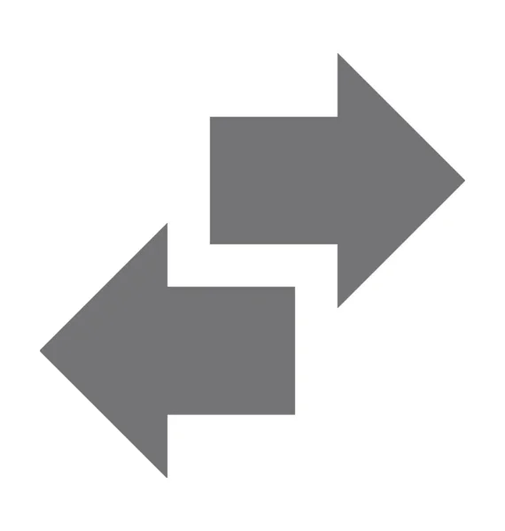 Arrows Shuffle Vector Icon — Stock Vector
