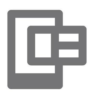  Kartı Terminal vektör simgesi