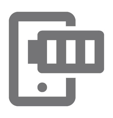  Mobil pil vektör simgesi