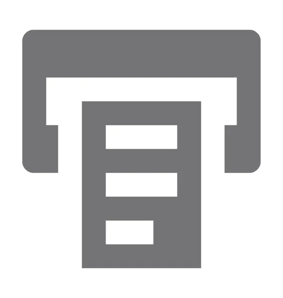 Icono de vector de máquina de escribir — Vector de stock