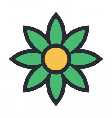  Kan çiçek renkli vektör simgesi kök