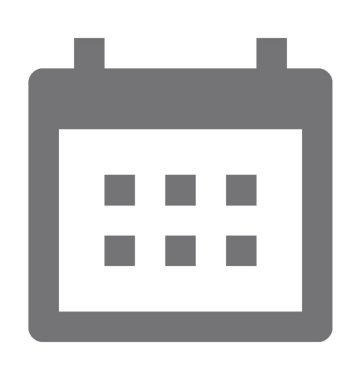  Takvim vektörü simgesi