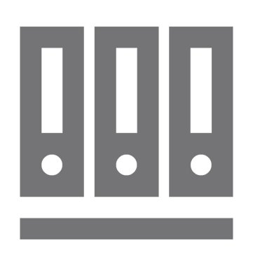  Kemer dosyalar vektör simgesi