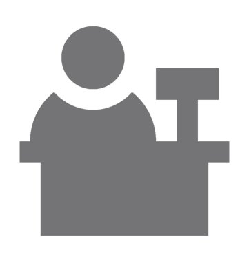  Resepsiyon Vektörü Simgesi