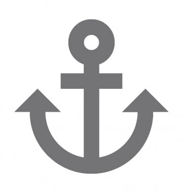  çapa vektör simgesi