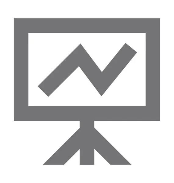 Malířský stojan deska vektorové ikony — Stockový vektor