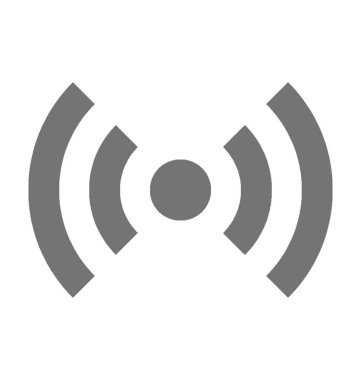  WiFi alanına vektör simgesi
