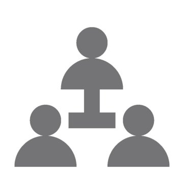  İnsanlar ağ vektör simgesi