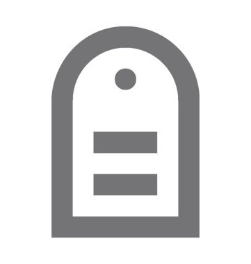  etiketi vektör simgesi