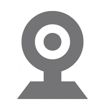  Web kamerası vektör simgesi