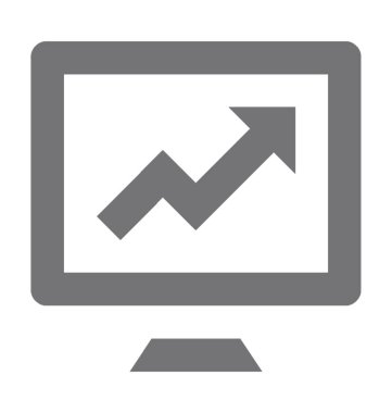  Online grafikler vektör simgesi