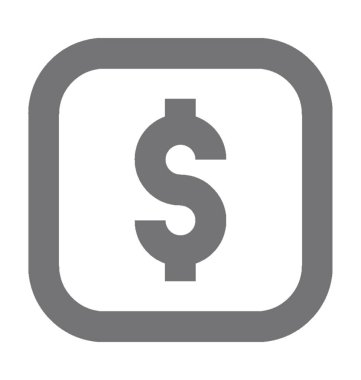  Doları vektör simgesi