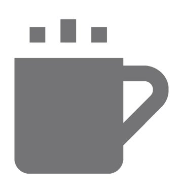  çay fincanı vektör simgesi