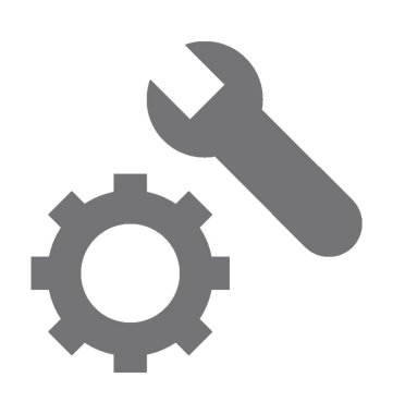  Ayar araçları vektör simgesi