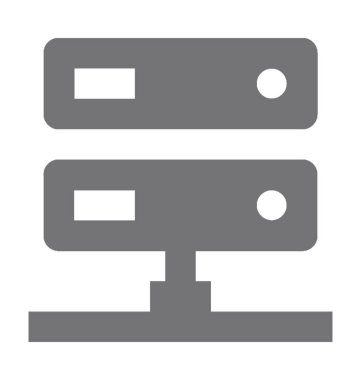  Sunucu vektör simgesi