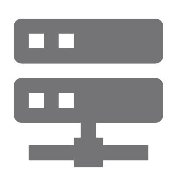  Sunucu paylaşımı vektör simgesi