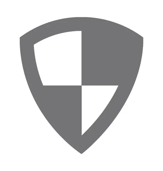 Proteção escudo vetor ícone — Vetor de Stock