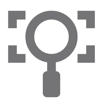  Büyüteç vektör simgesi